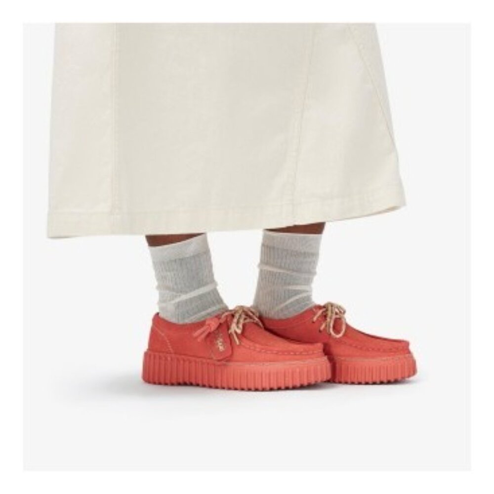 Clarks Women's Torhill Bee Coral Suede Women Size 10M US Brand New with Tag - Picture 5 of 7